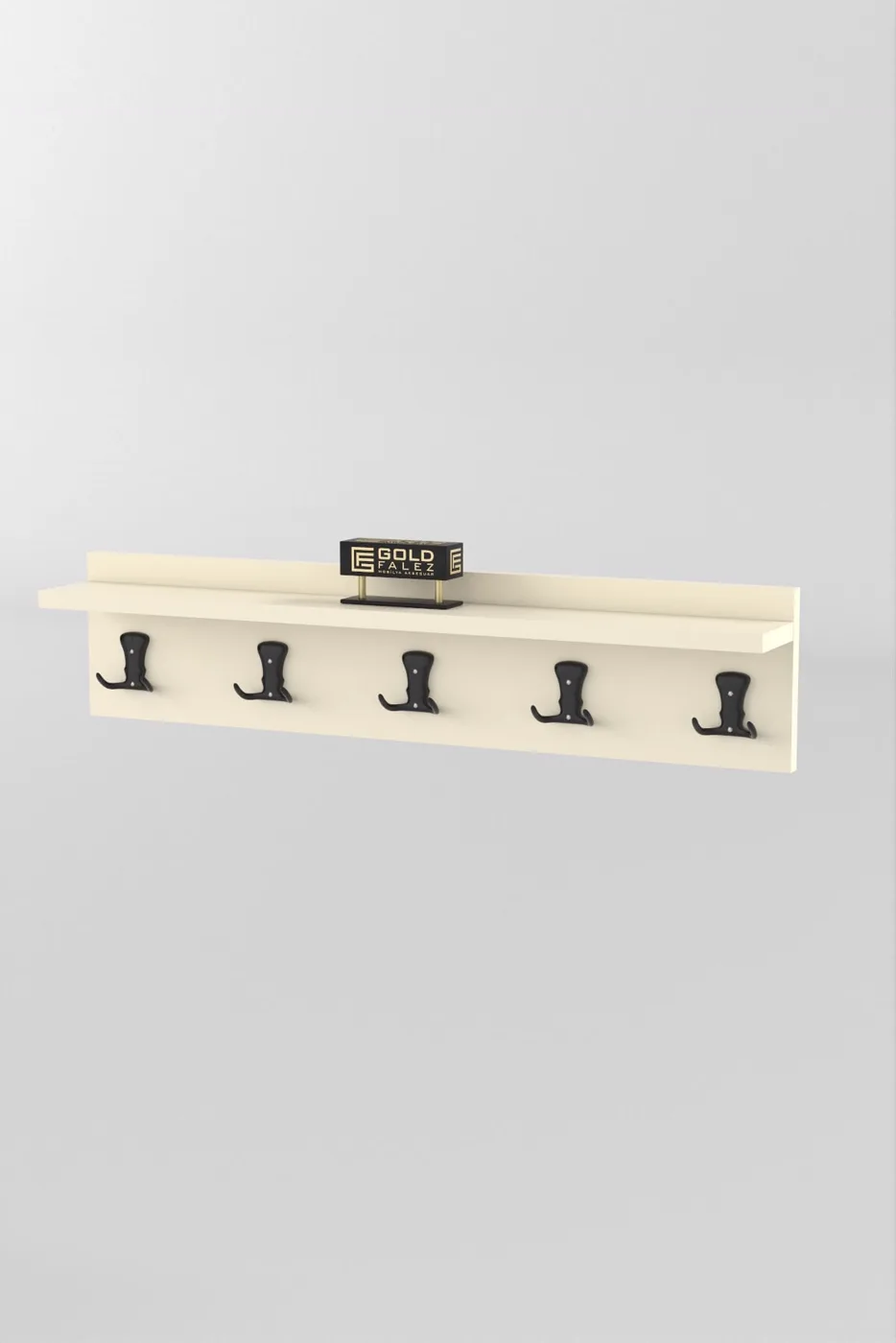 MD Wall Hanger Coat Rack Ecru 80
