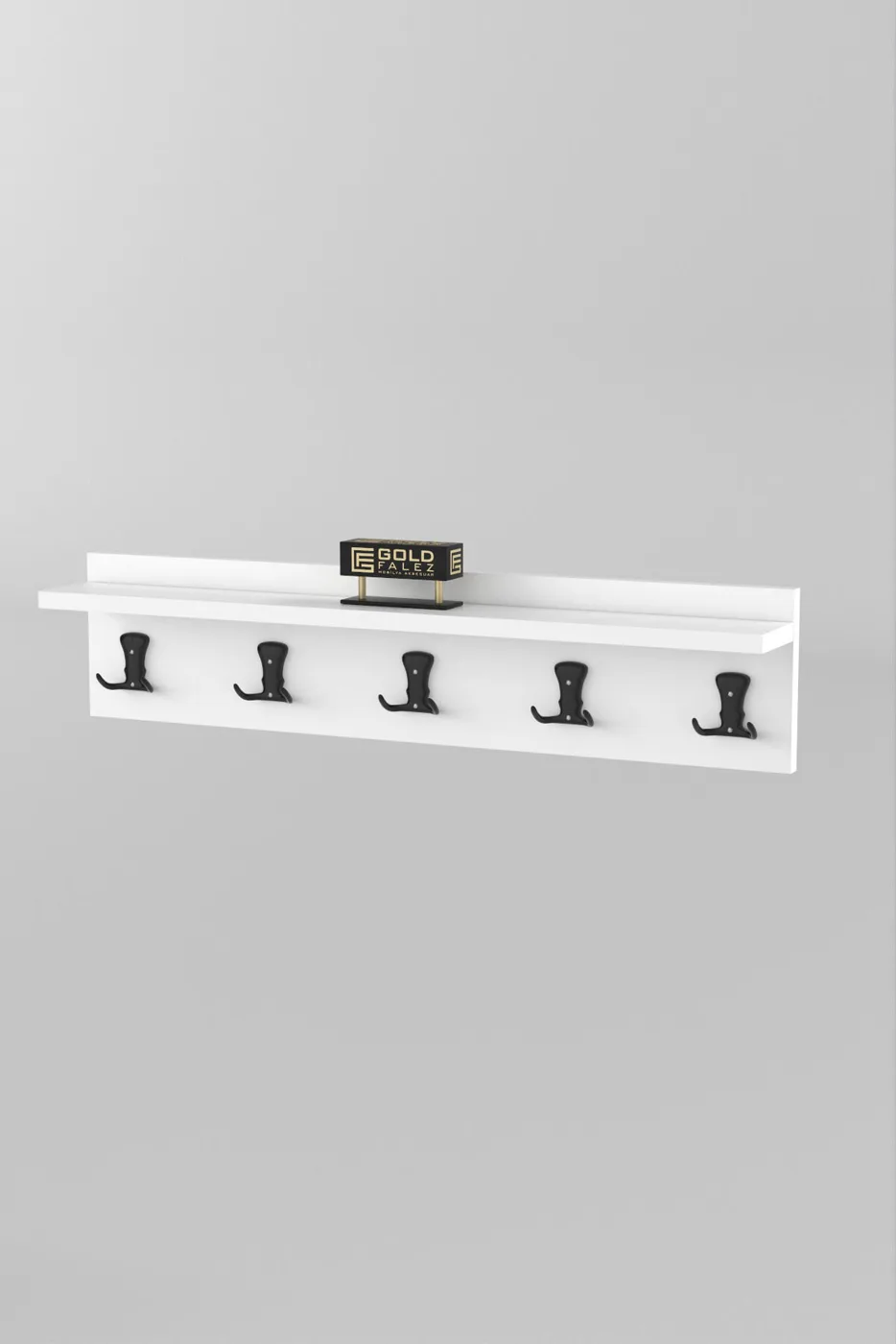MD Wall Hanger Coat Rack White 80