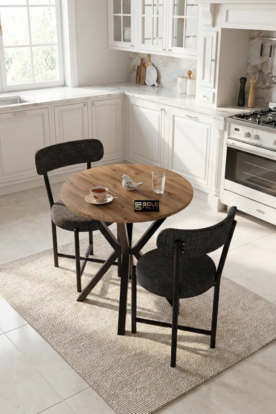 MD Teddy Table Set Multi-Colour Grey 70 cm