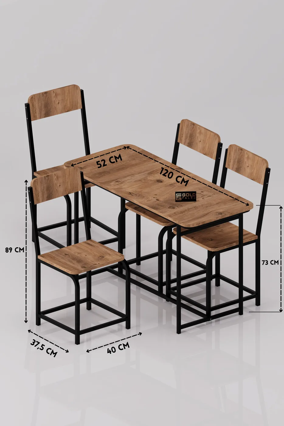 MD Minor Kitchen Table Set Melamine-faced chipboard Coffee...