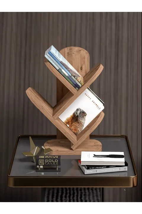 MD Schreibtisch Bücherregal Braun