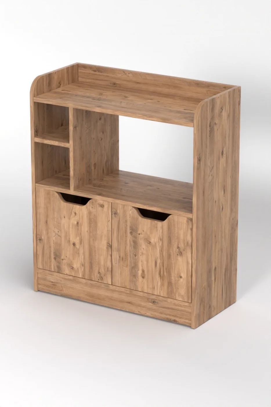 MD Oven Cabinet Brown Pine