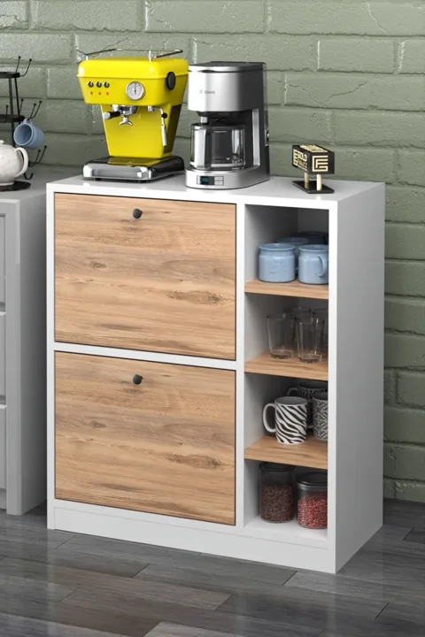 MD Coffee Corner Cabinet Atlantic Pine