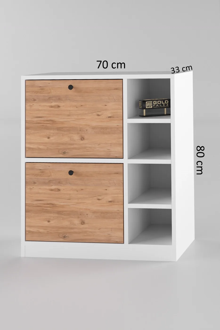 MD Coffee Corner Cabinet Atlantic Pine