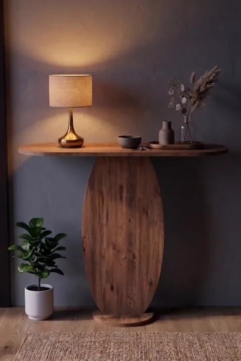 Console Table Modern Decorative Hallway Console Entrance Hall Corridor Living Room Console Table 7032 Atlantic Pine