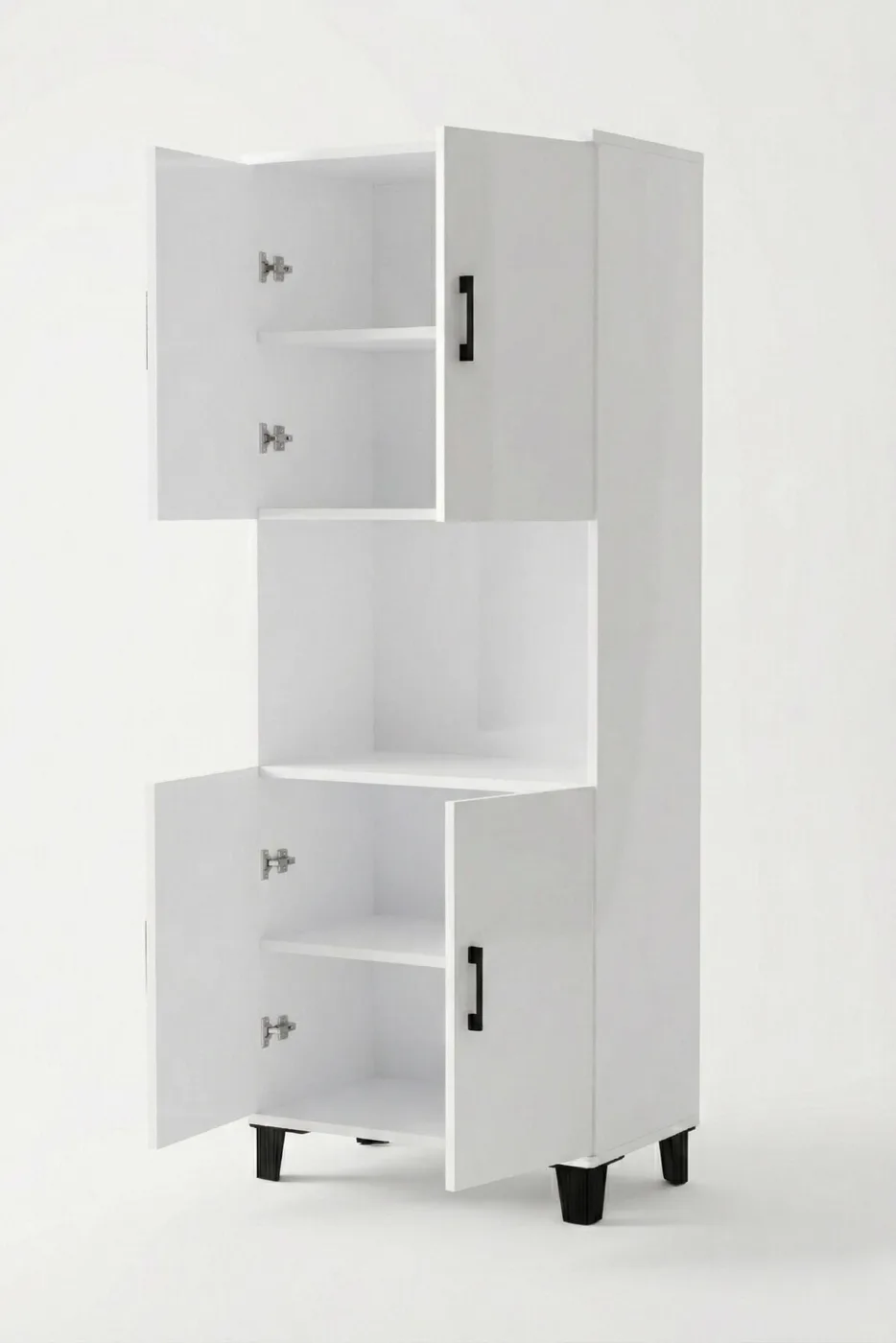 MD Kitchen Cabinet Melamine-faced Chipboard White 70 cm