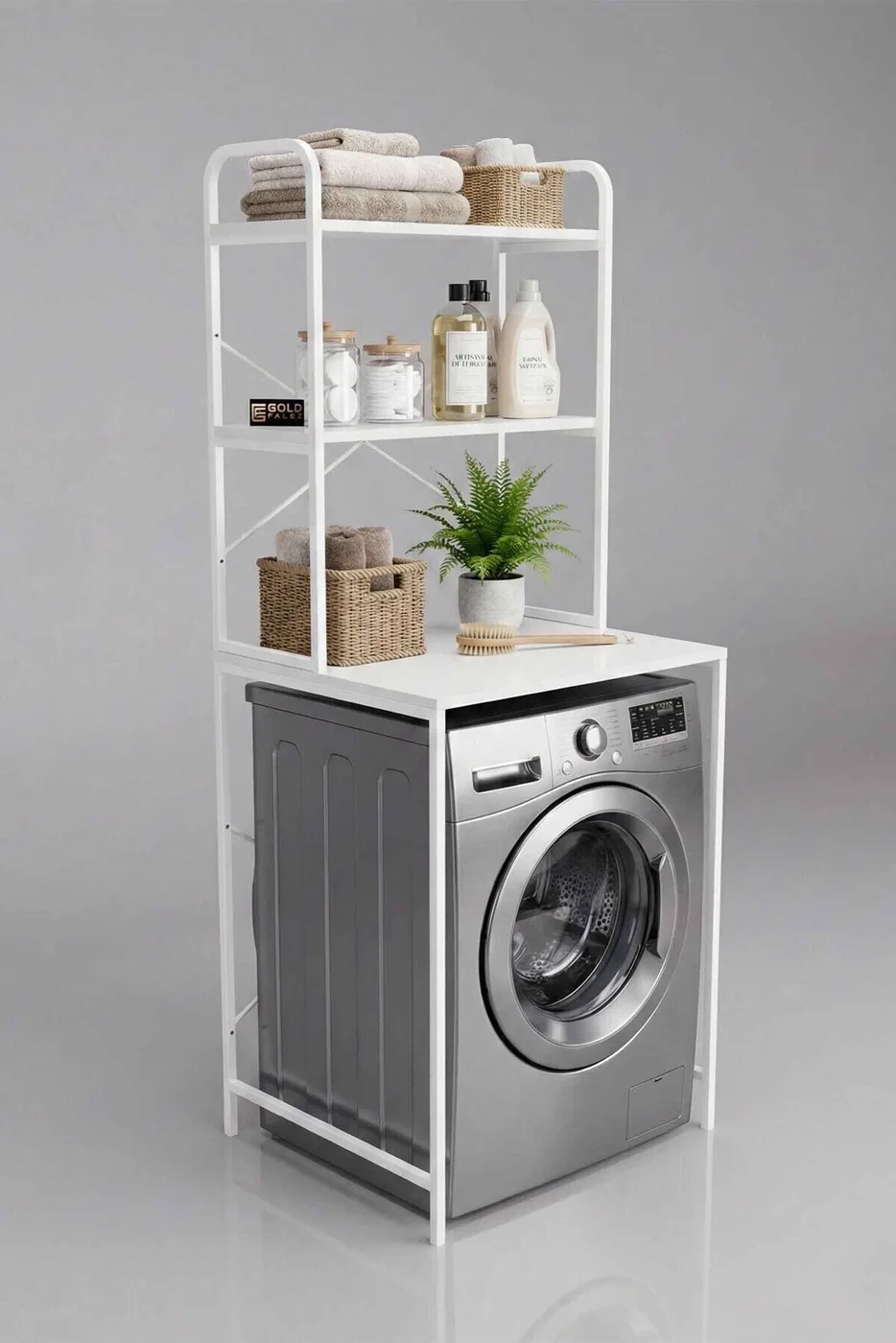 MD Washing Machine Top Shelf White 70 cm