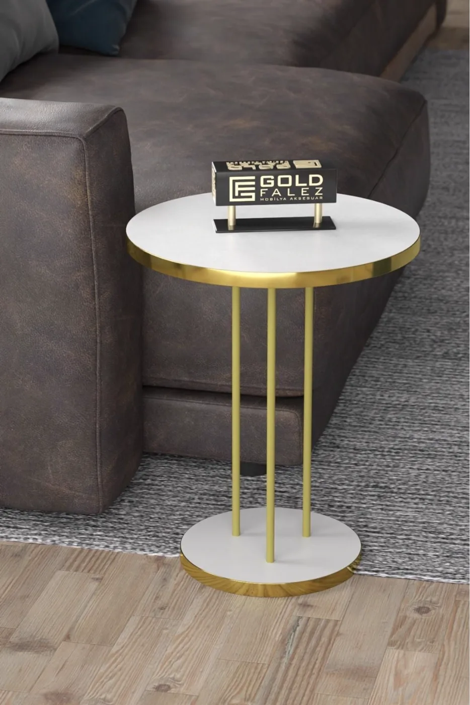 MD Gold Terra Nesting White 3-Piece