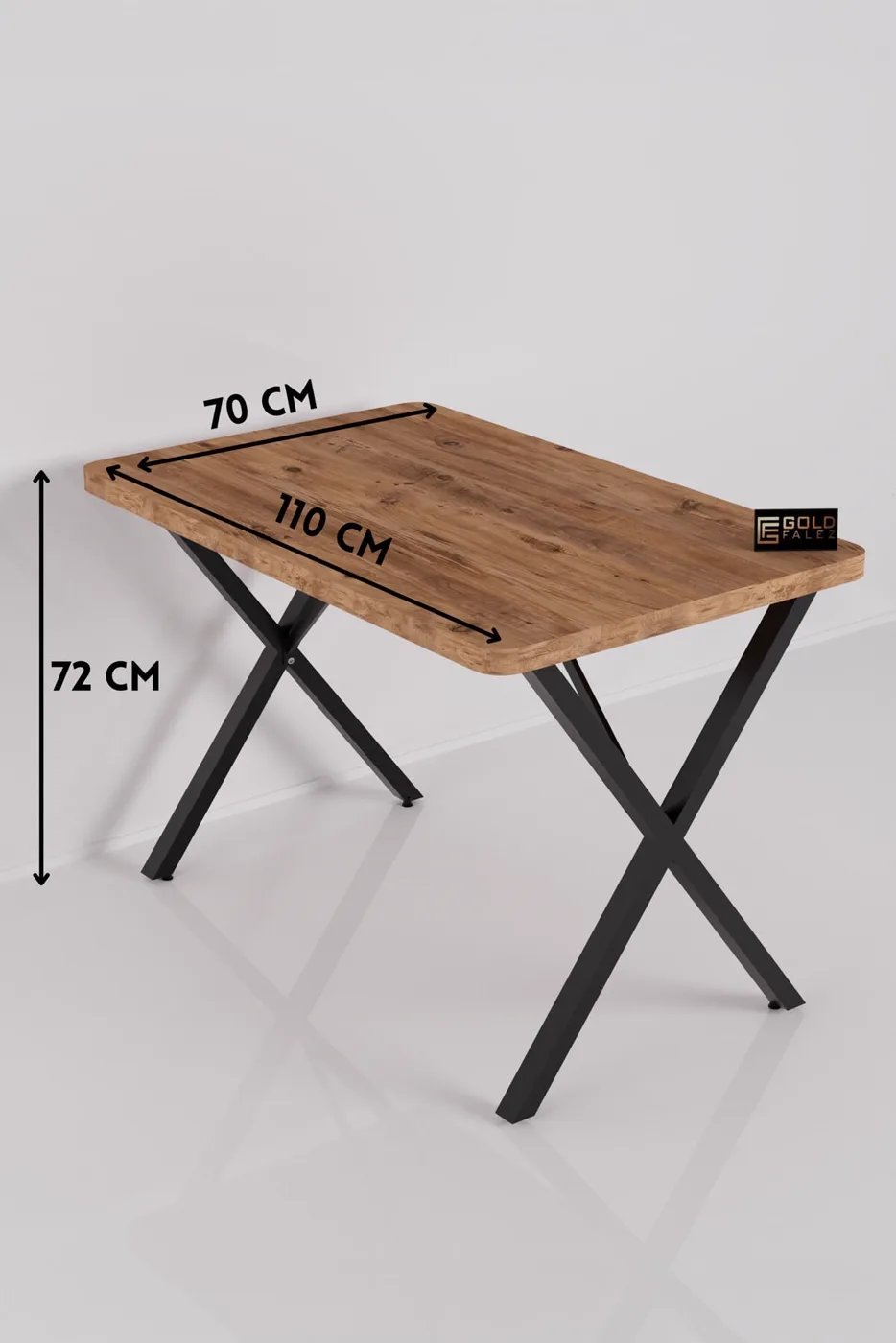 MD Table Atlantic Brown 110x70 cm