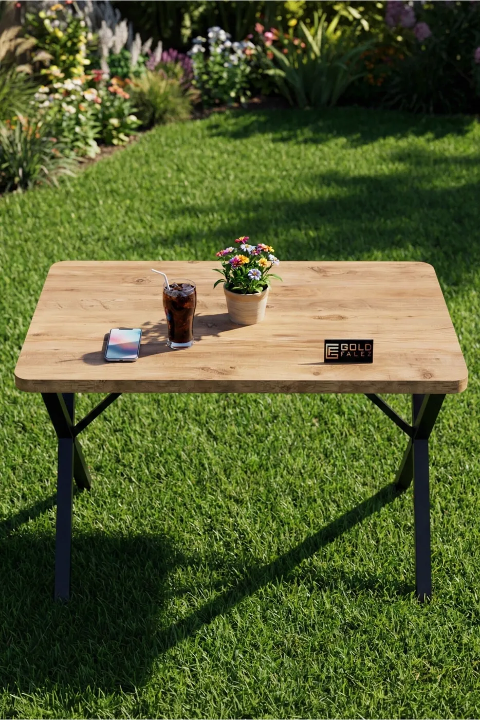 MD Table Atlantic Brown 110x70 cm