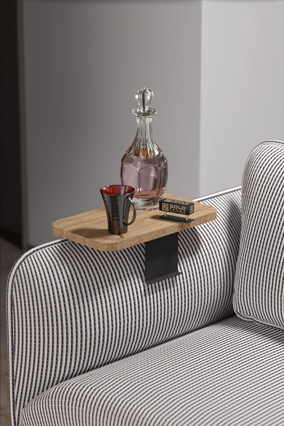 MD C-Table Side Table Pine Coffee