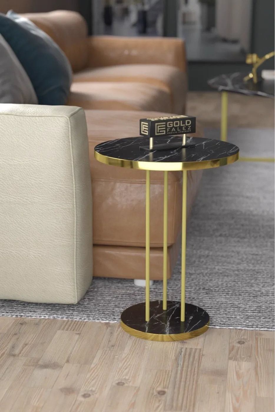 MD Gold Terra Nesting Bendir Black 3-Piece