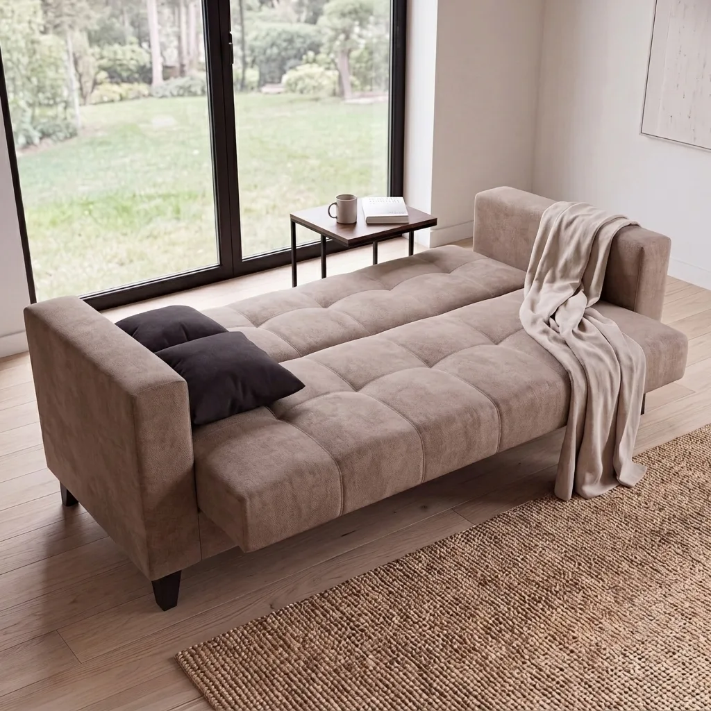 Yes Sofa Bed Milk Coffee MD005