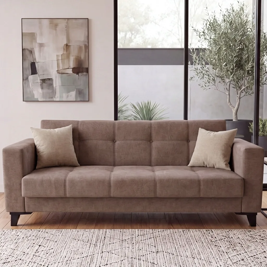 Yes Sofa Bed Milk Coffee MD005