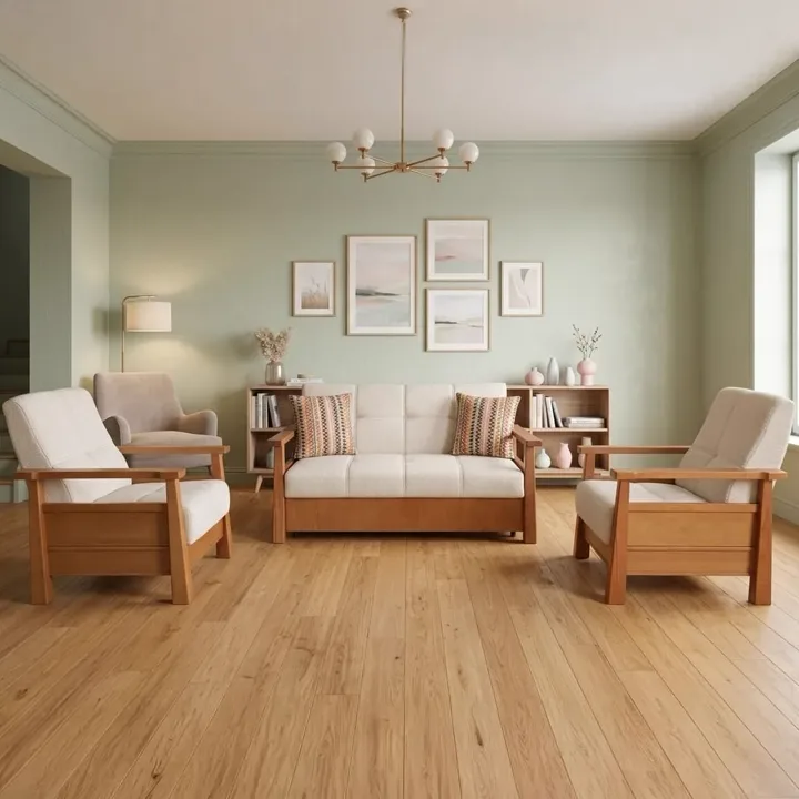 MD Cenova Scandinavian Sofa Set with Sofa Bed 2+1+1 MDN102B