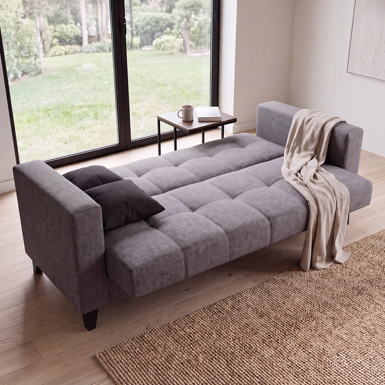 Yes Sofa Bed Light Grey MD001