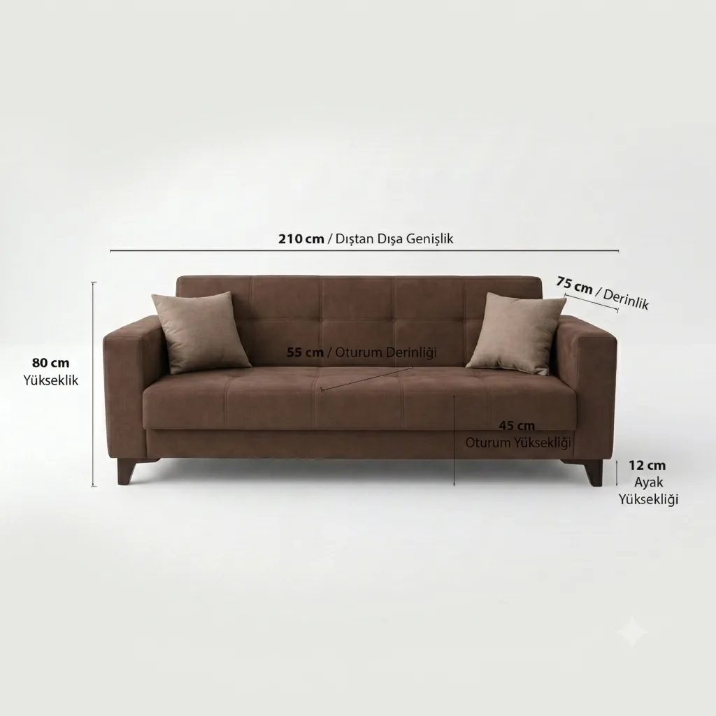 Yes Sofa Bed Brown MD003