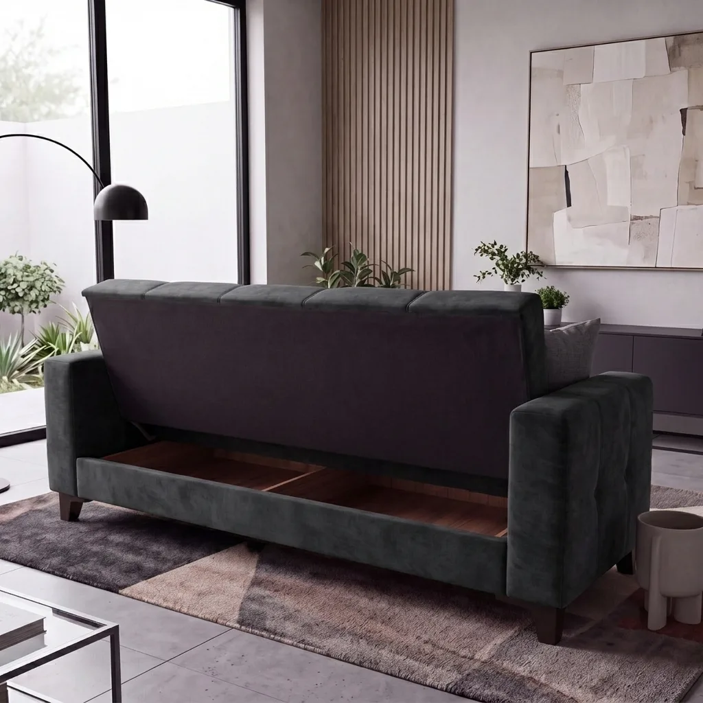 Yes Sofa Bed Anthracite MD002