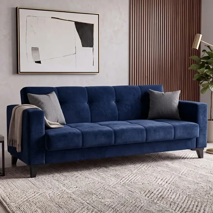 Yes Sofa Bed Navy Blue MD004