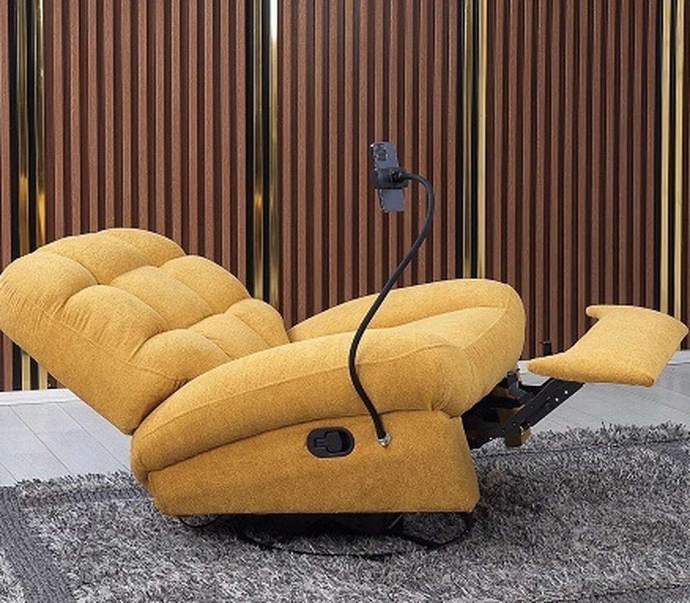 Violet Swivel Electric Recliner TV Armchair