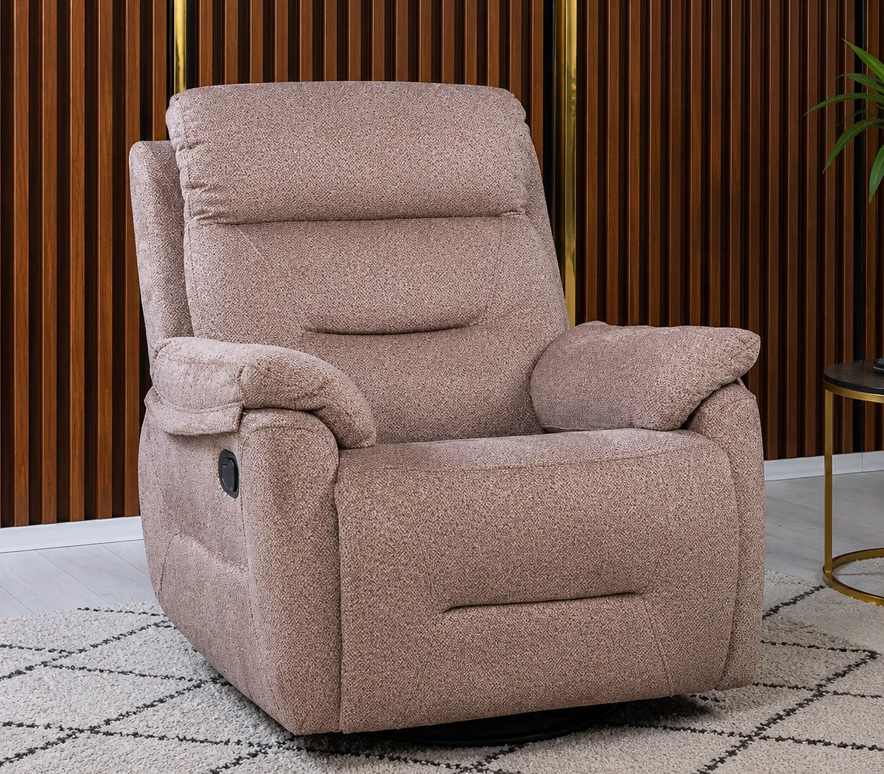 Efes Swivel Manual Recliner TV Armchair