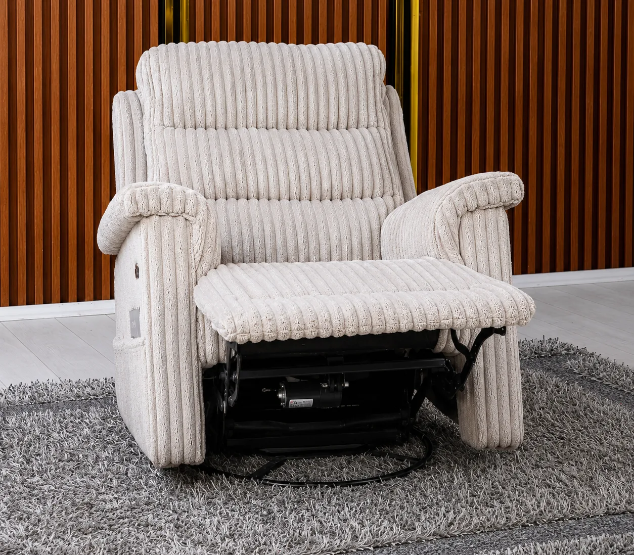 Bugatti Swivel Electric Recliner TV Armchair