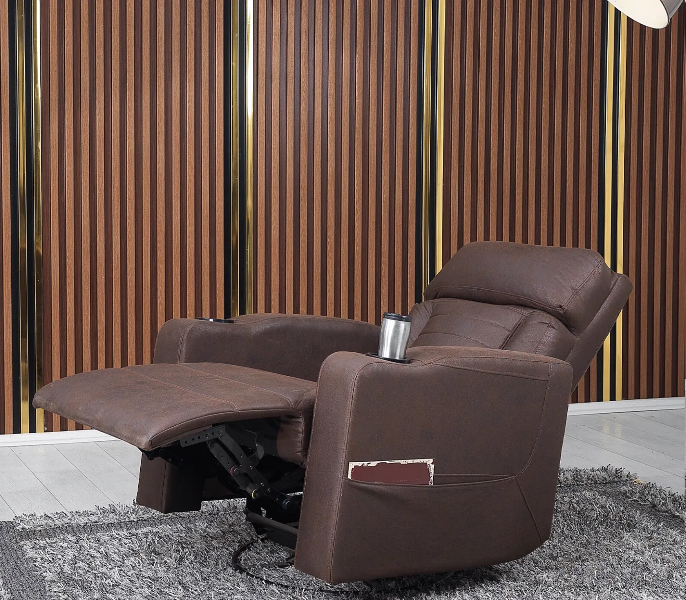 Aspendos Swivel Electric Recliner TV Armchair