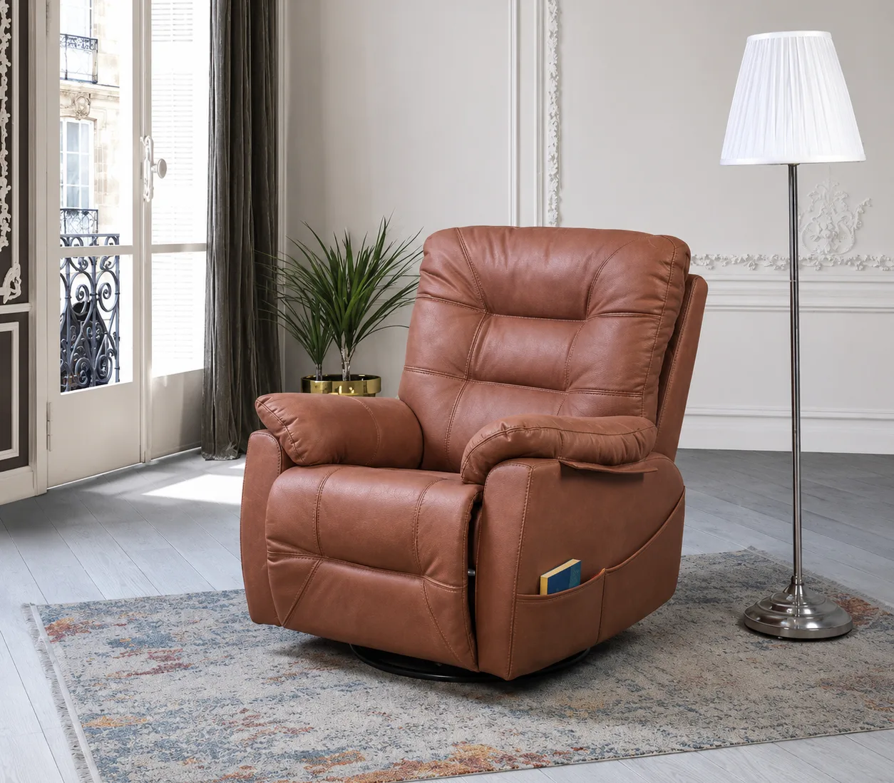 Olimpos Swivel Electric Recliner TV Armchair
