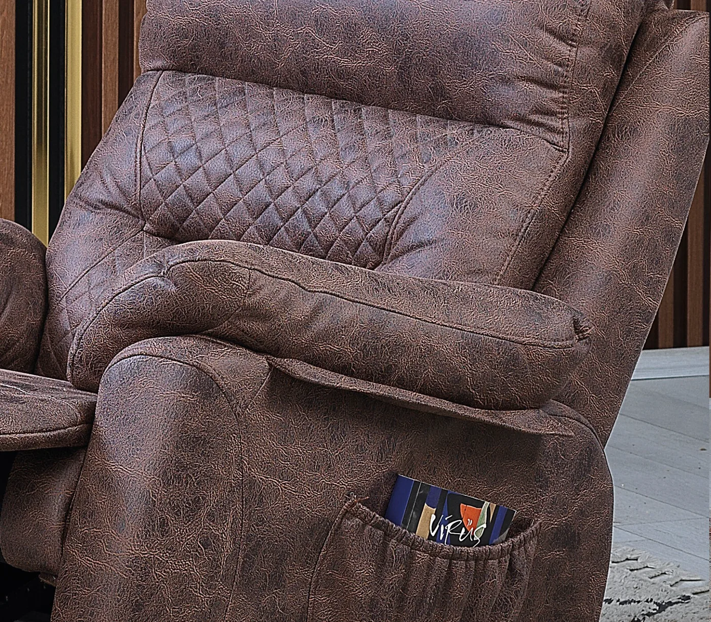 Anemon Swivel Manual Recliner TV Armchair