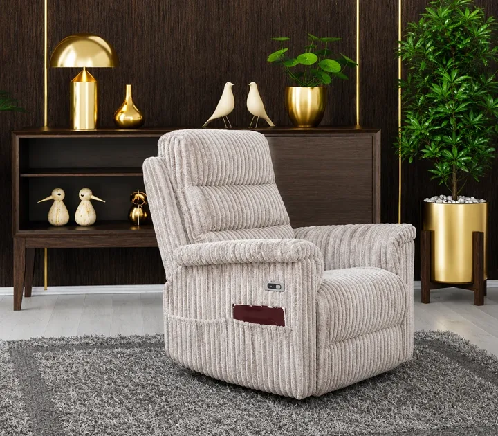 Bugatti Swivel Manual Recliner TV Armchair