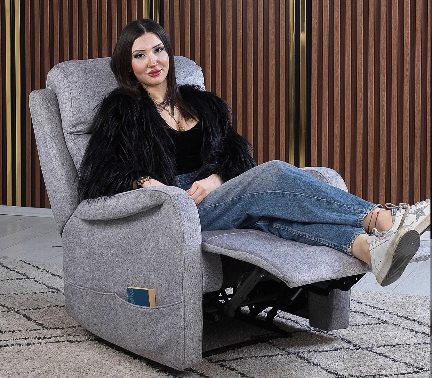 London Swivel Electric Recliner Functional TV Armchair