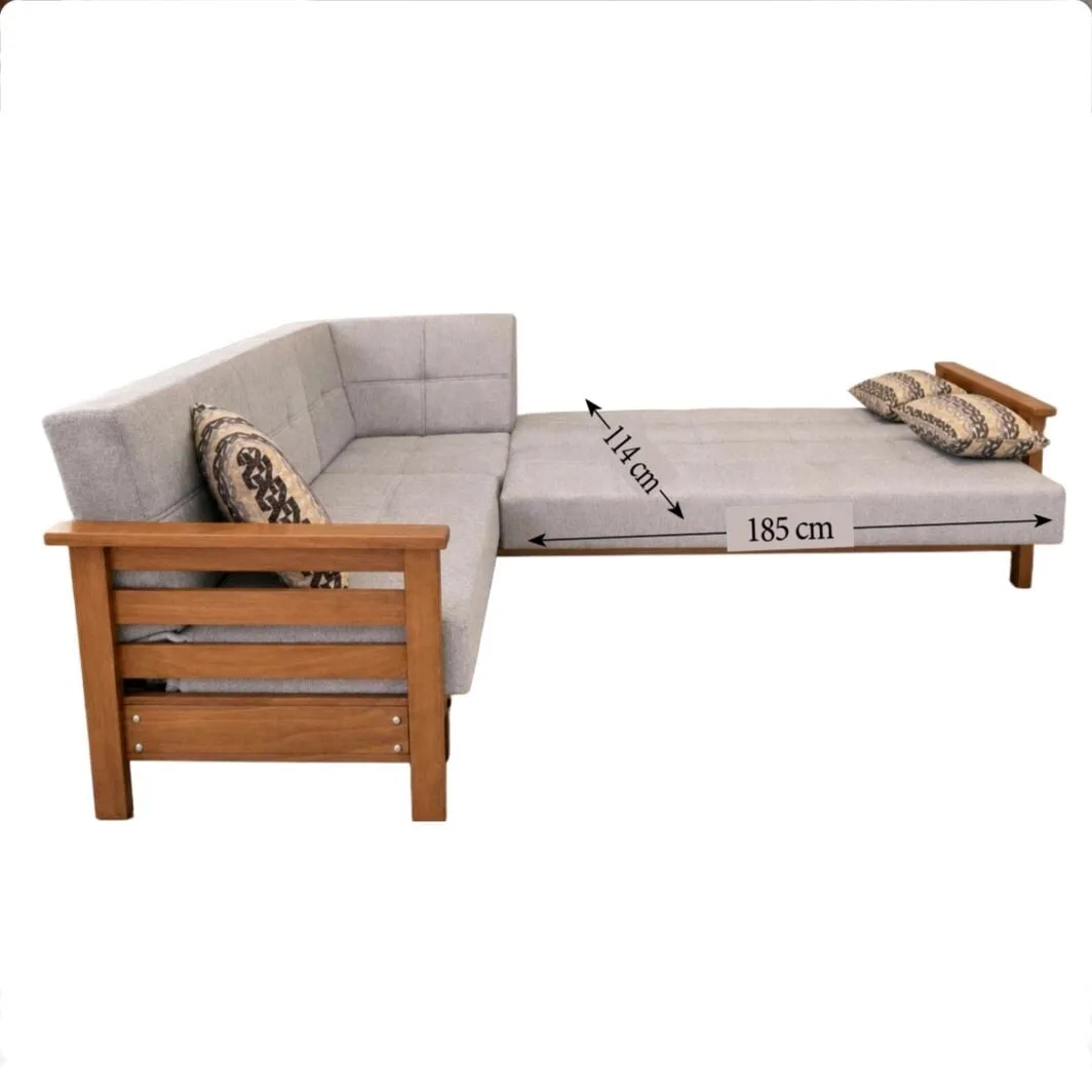 MD Royal Scandinavian Straight Corner Sofa Set MDN104