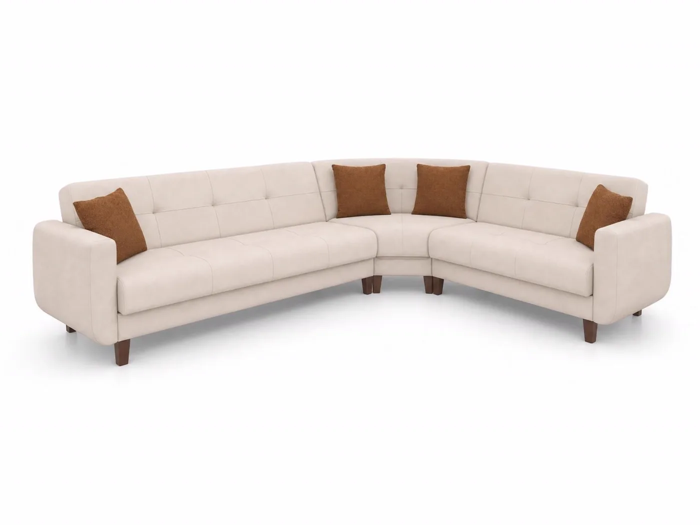 MD Menekse Oval Corner Sofa MDN109