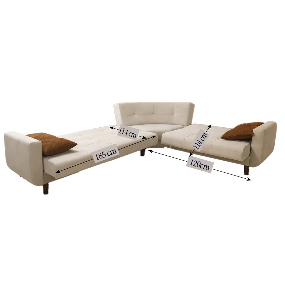 MD Menekse Oval Corner Sofa MDN109