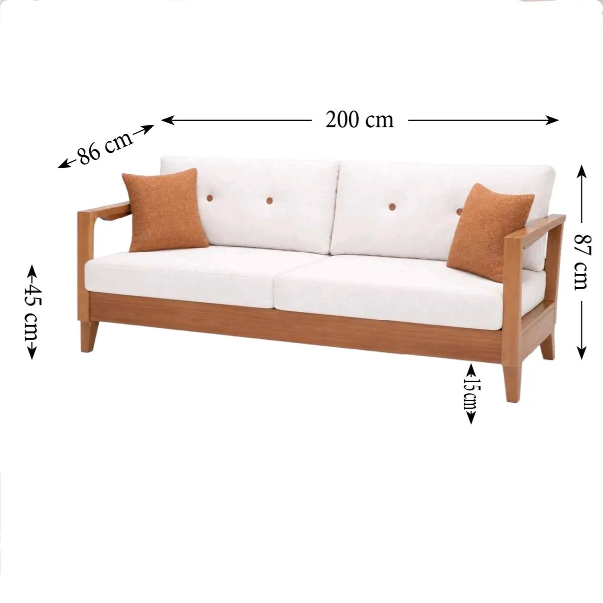 MD Flamingo Scandinavian Sofa MDN112