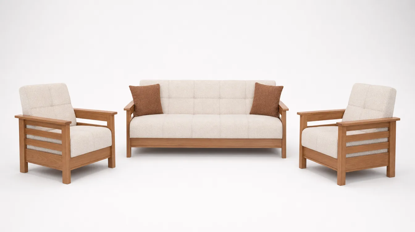 MD Royal Scandinavian Sofa Set MDN106