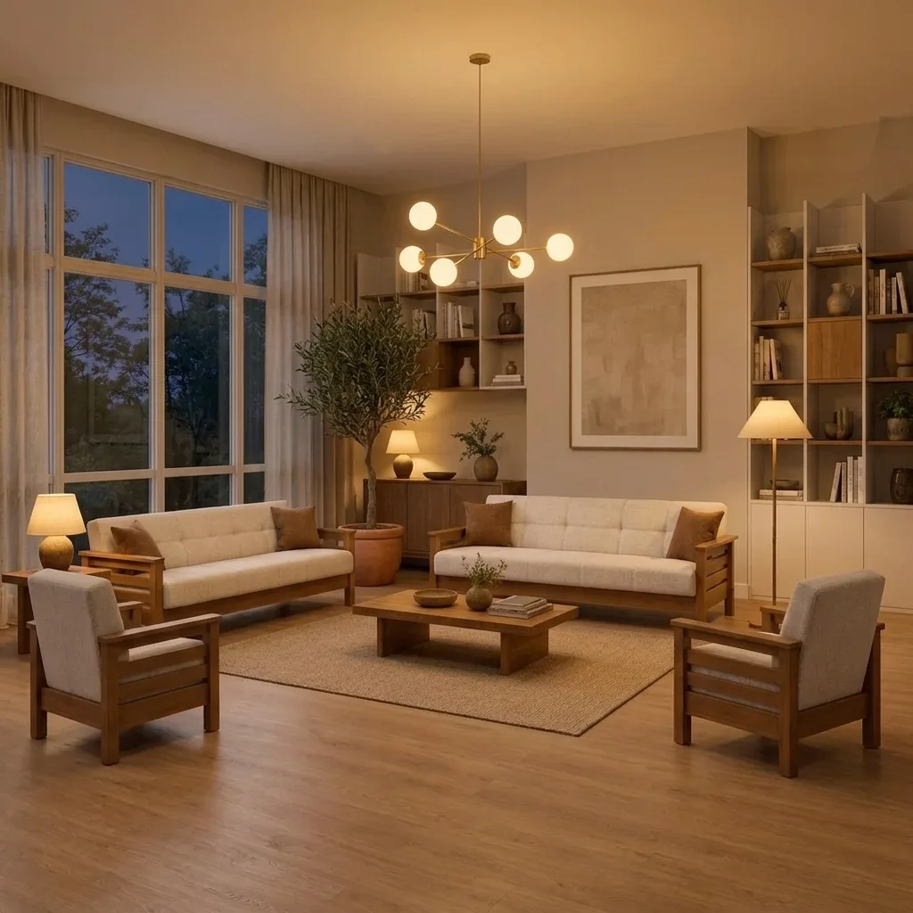 Royal set divani scandinavo