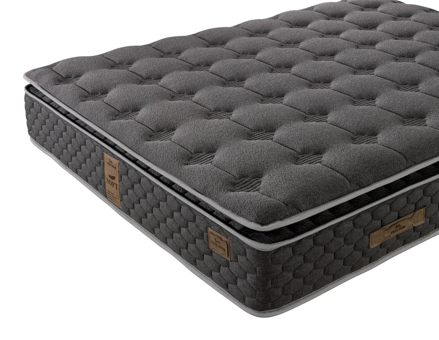 Soft Padded 160x200 Double Mattress EY3418