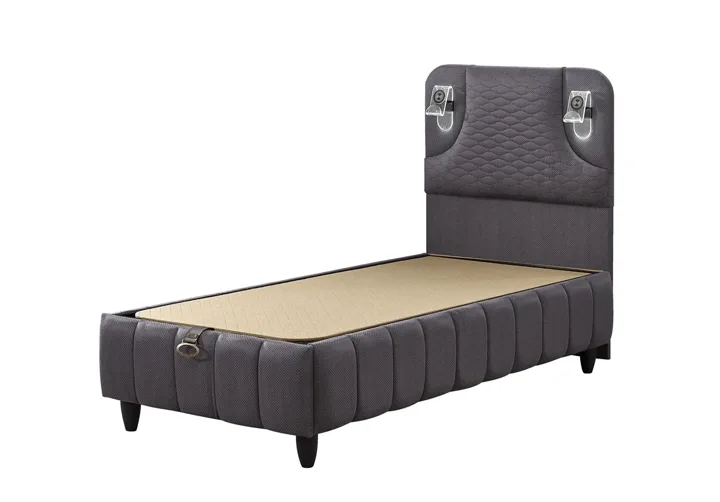 Efor 90x200 Single Divan Base and Headboard Set EY3207