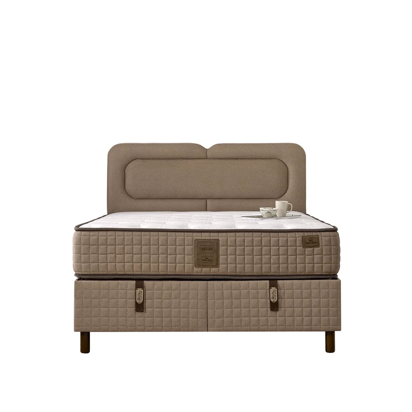 Nesta 150x200 Double Mattress, Divan Base, Headboard Set EY3017
