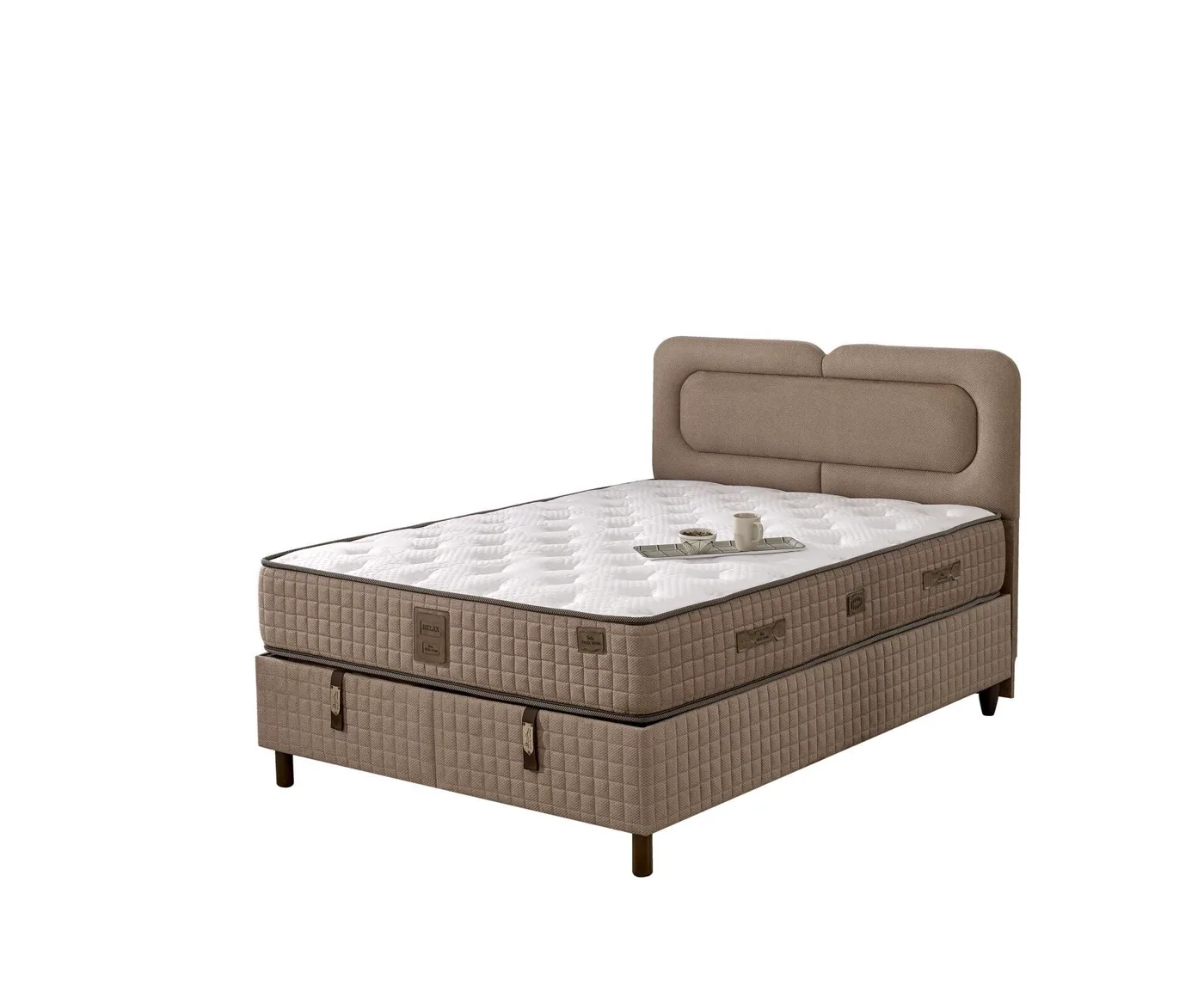 Nesta 140x200 Double Mattress, Divan Base, Headboard Set EY3017