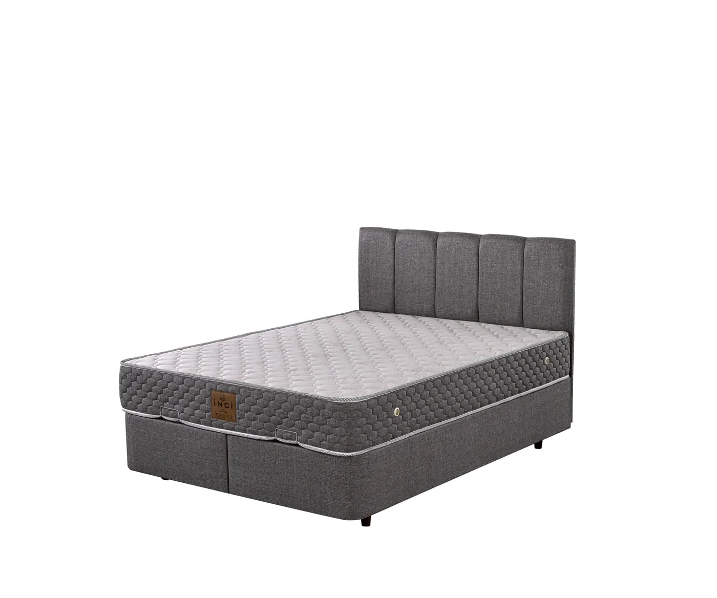 Soho 150x200 Double Mattress, Divan Base, Headboard Set EY3024