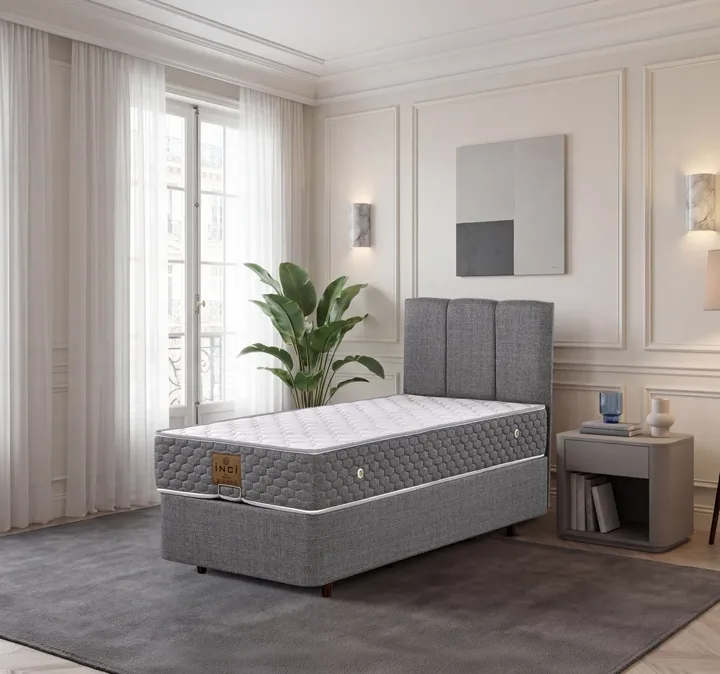 Soho 120x200 Single Mattress, Divan Base, Headboard Set EY3024