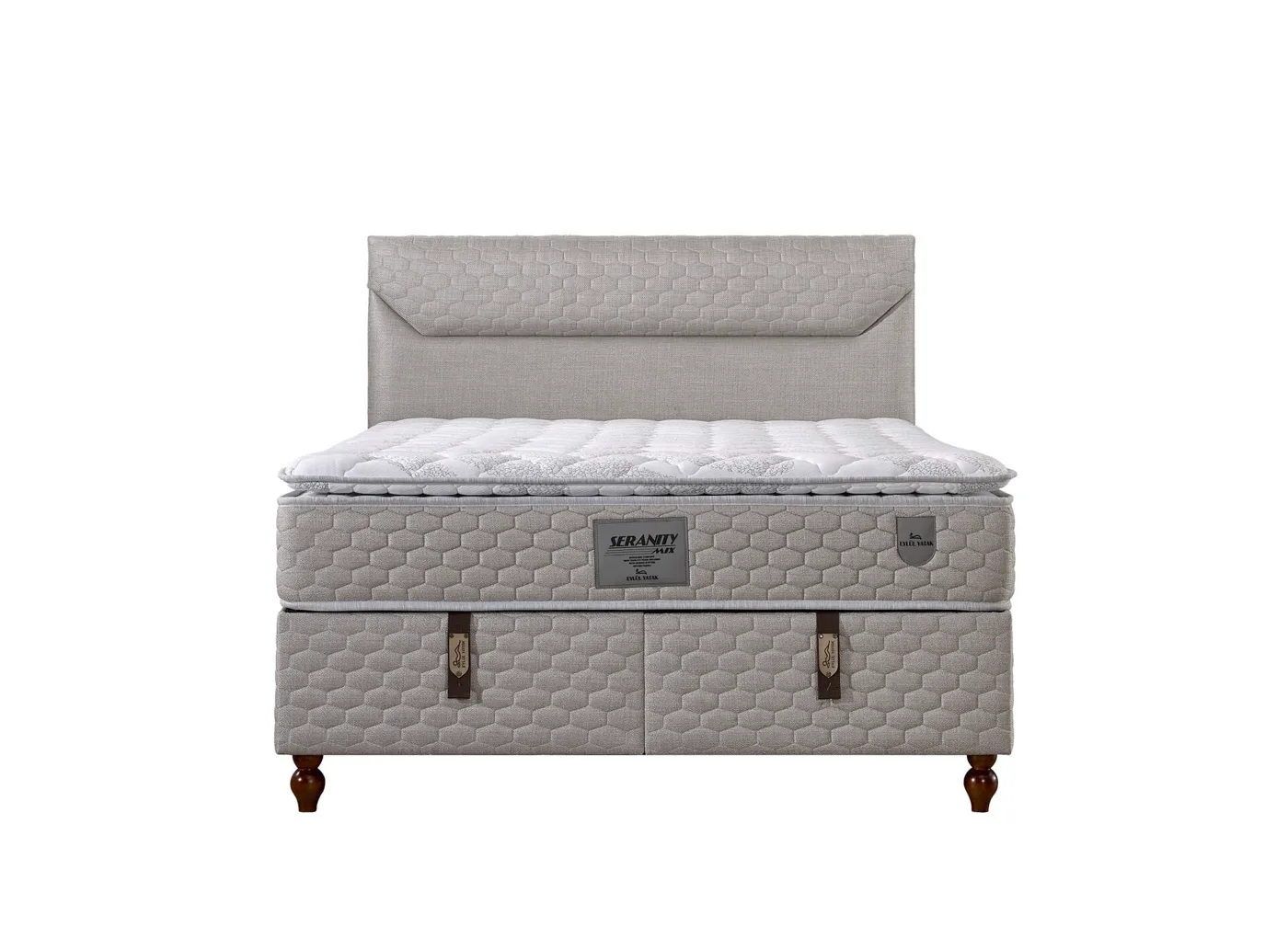 Carla 180x200 Double Mattress, Divan Base, Headboard Set EY3019
