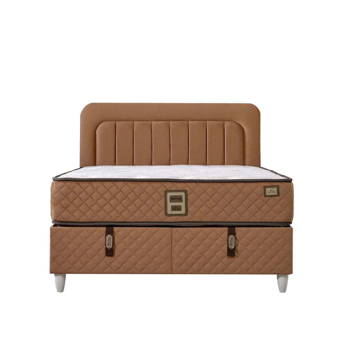 Bella 140x190 Double Mattress, Divan Base, Headboard Set EY3020