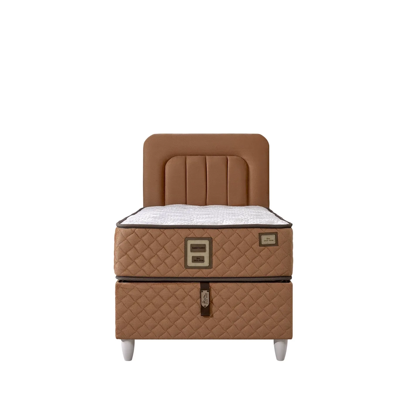 Bella 120x200 Single Mattress, Divan Base, Headboard Set EY3020
