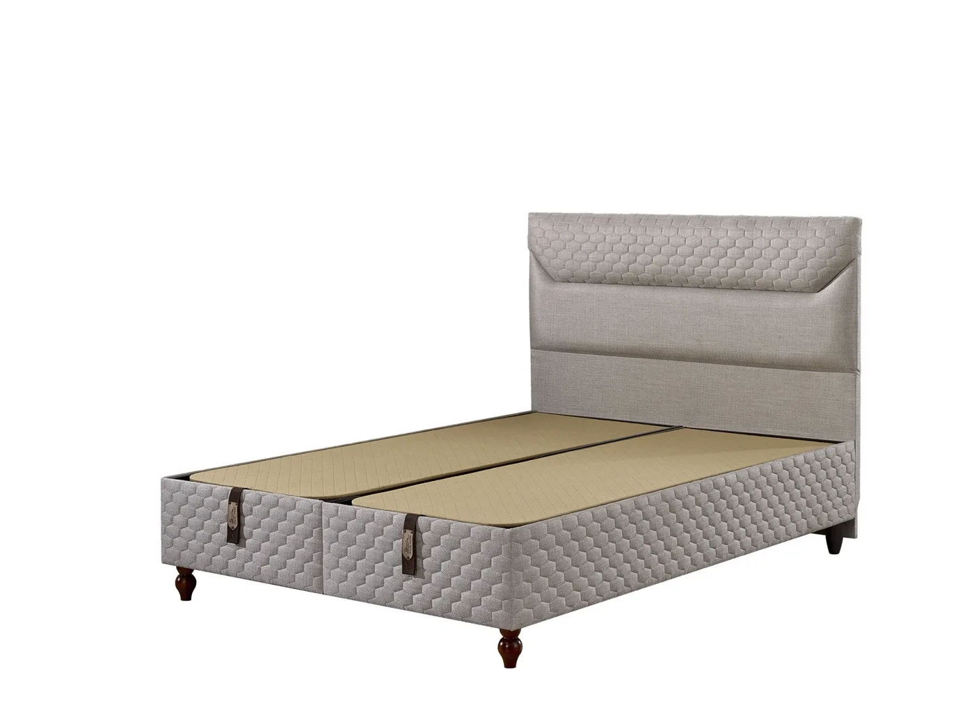 Carla 200x200 Double Mattress, Divan Base, Headboard Set EY3019