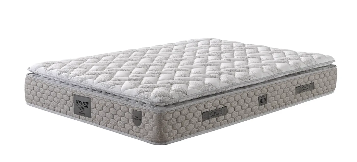 Carla 140x190 Double Mattress, Divan Base, Headboard Set EY3019