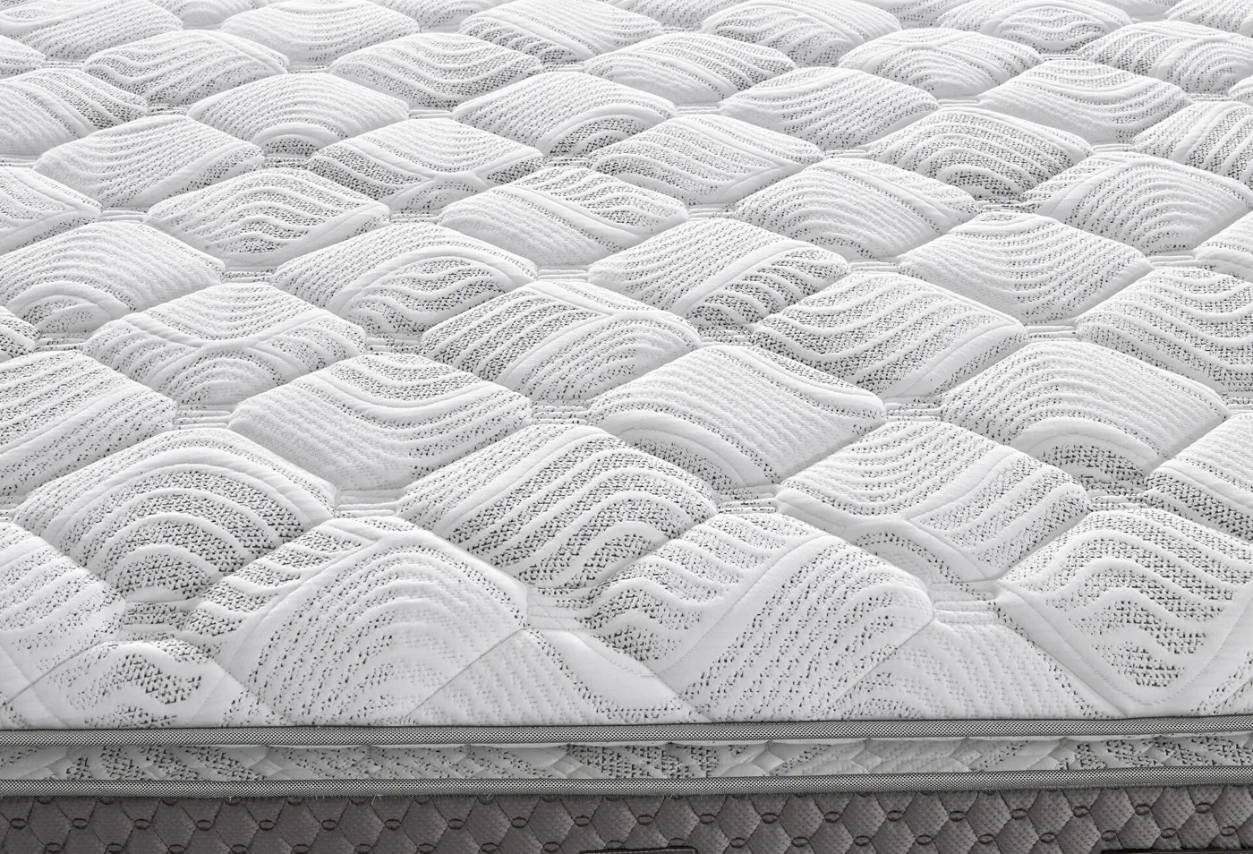 Sleepy 150x200 Double Mattress, Divan Base, Headboard Set EY3012