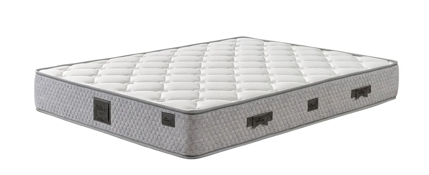 Parma 150x200 Double Mattress, Divan Base, Headboard Set EY3008